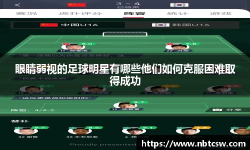 眼睛弱视的足球明星有哪些他们如何克服困难取得成功